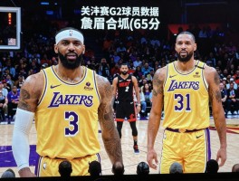 湖人热火g2球员数据,詹眉合砍65分如何做到的,总决赛为何呈现一边倒