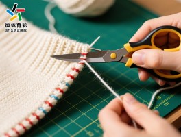 毛衣边怎么裁,手工锁边方法,裁切工具选择,怎么防止脱线