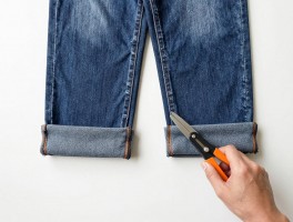 怎么裁裤脚边,裤子剪短如何保留原边,裁裤脚工具怎么选,毛边裤脚怎么处理自然