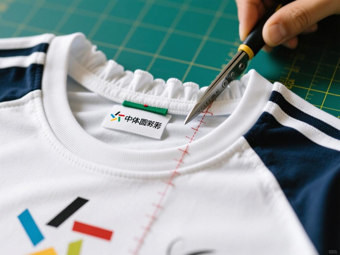 裁圆领边怎么裁,T恤圆领,手工缝制,运动服领口,圆领荷叶边怎么处理 裁圆领边怎么裁,T恤圆领,手工缝制,运动服领口,圆领荷叶边怎么处理