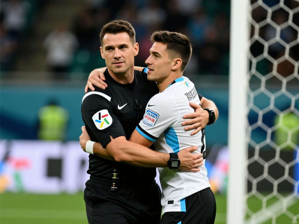 边裁抱人是什么意思,足球边裁可以抱人吗,比赛中边裁抱球员算犯规吗 边裁抱人是什么意思,足球边裁可以抱人吗,比赛中边裁抱球员算犯规吗