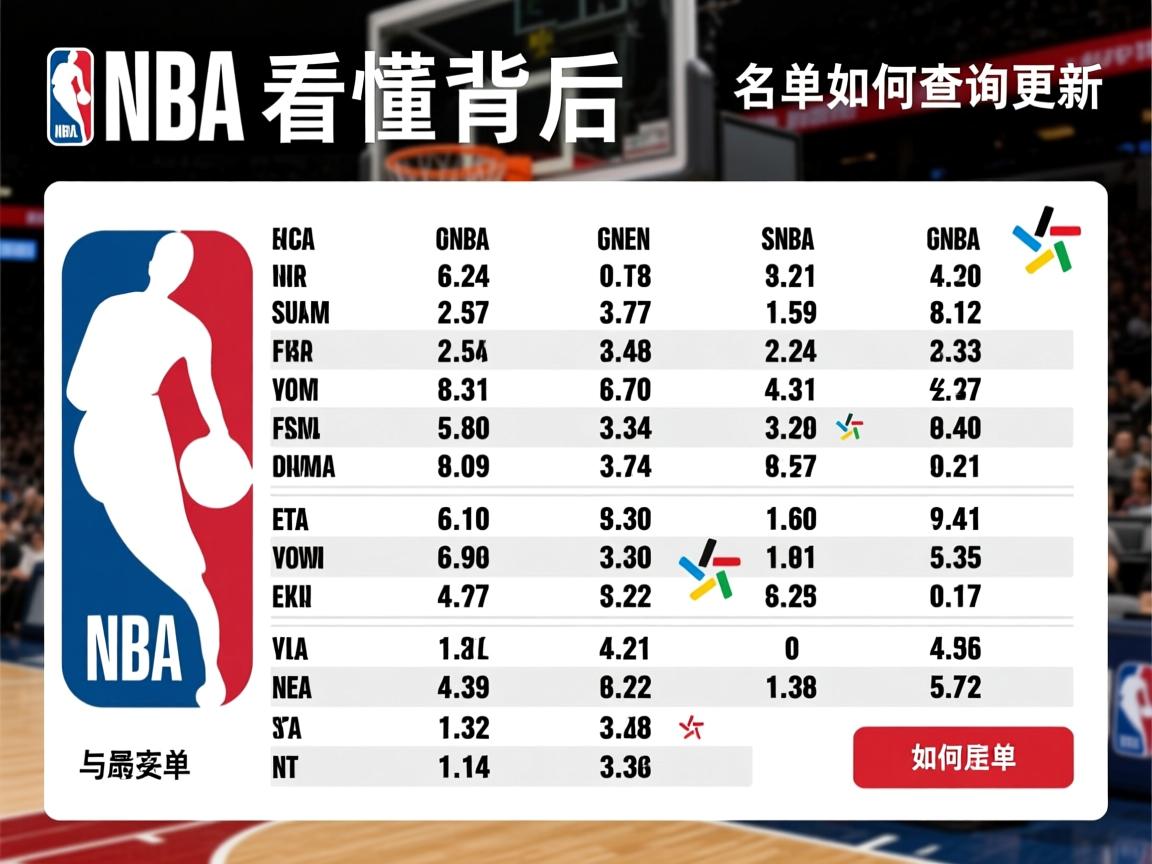 NBA球员名单,如何看懂名单背后战术,球员流动如何影响球队,名单如何查询更新 NBA球员名单,如何看懂名单背后战术,球员流动如何影响球队,名单如何查询更新