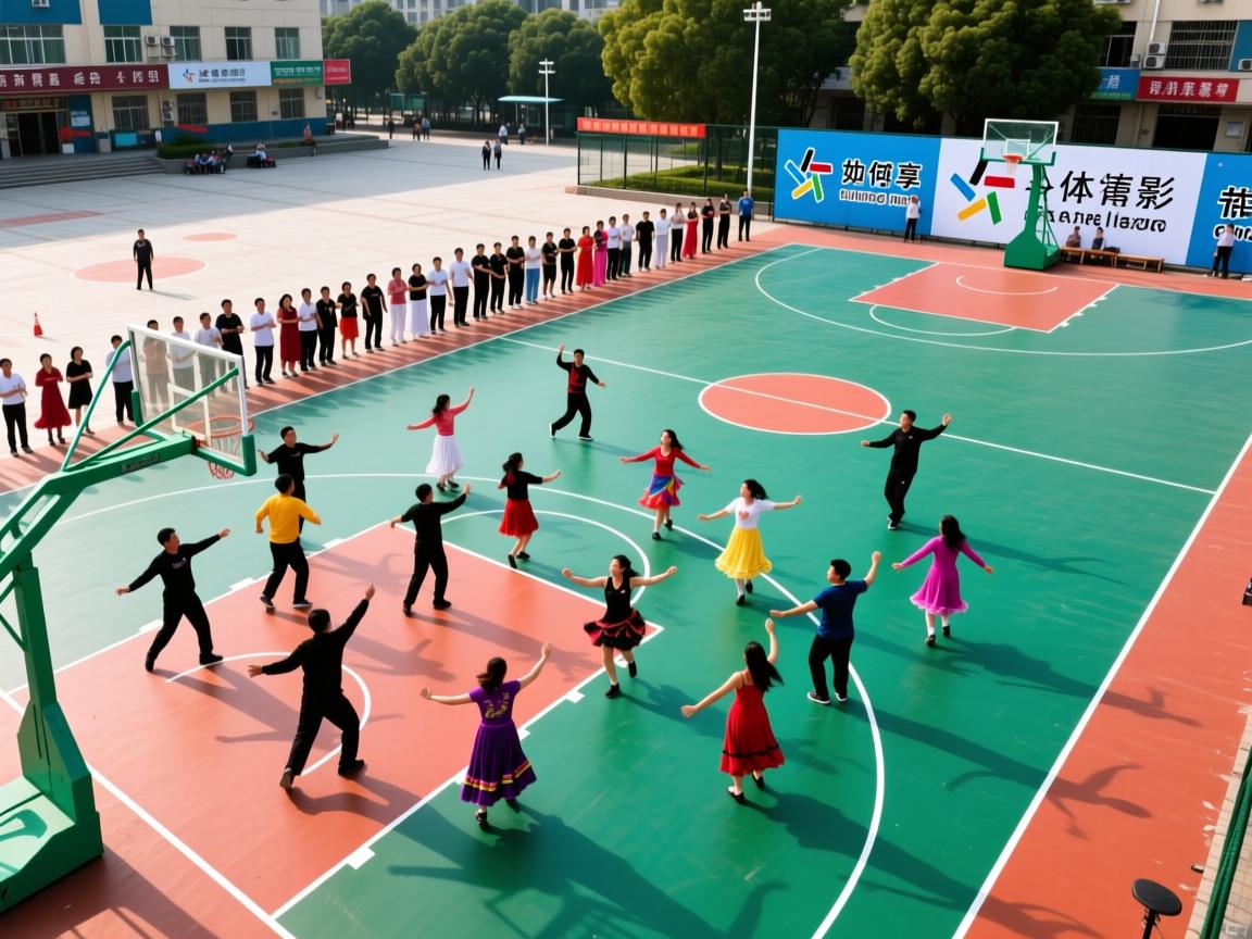 广场舞篮球场,冲突如何解决,场地如何共享,时间如何安排 广场舞篮球场,冲突如何解决,场地如何共享,时间如何安排
