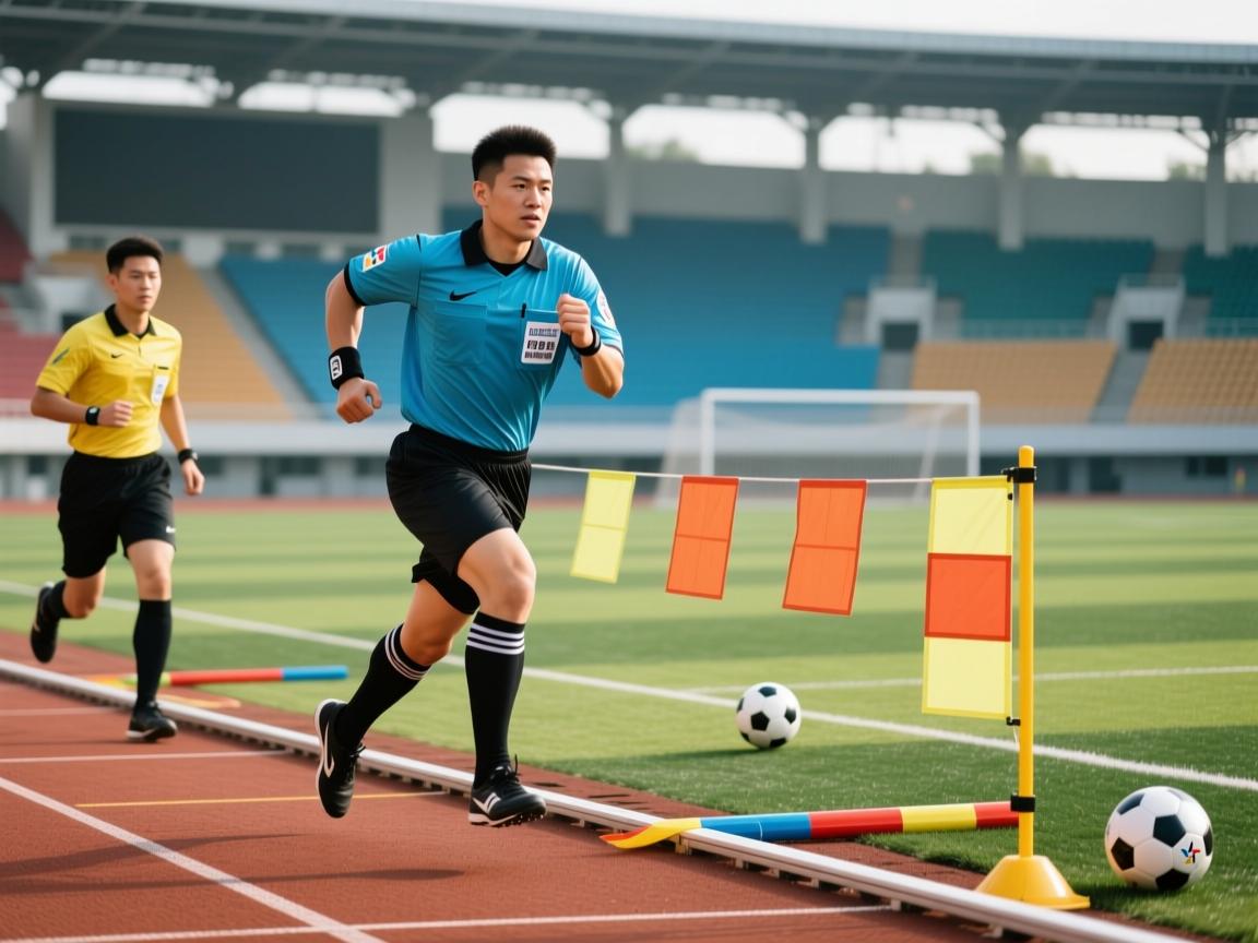 边裁折返跑,裁判体能测试标准,足球边裁怎么训练,如何成为职业边裁 边裁折返跑,裁判体能测试标准,足球边裁怎么训练,如何成为职业边裁