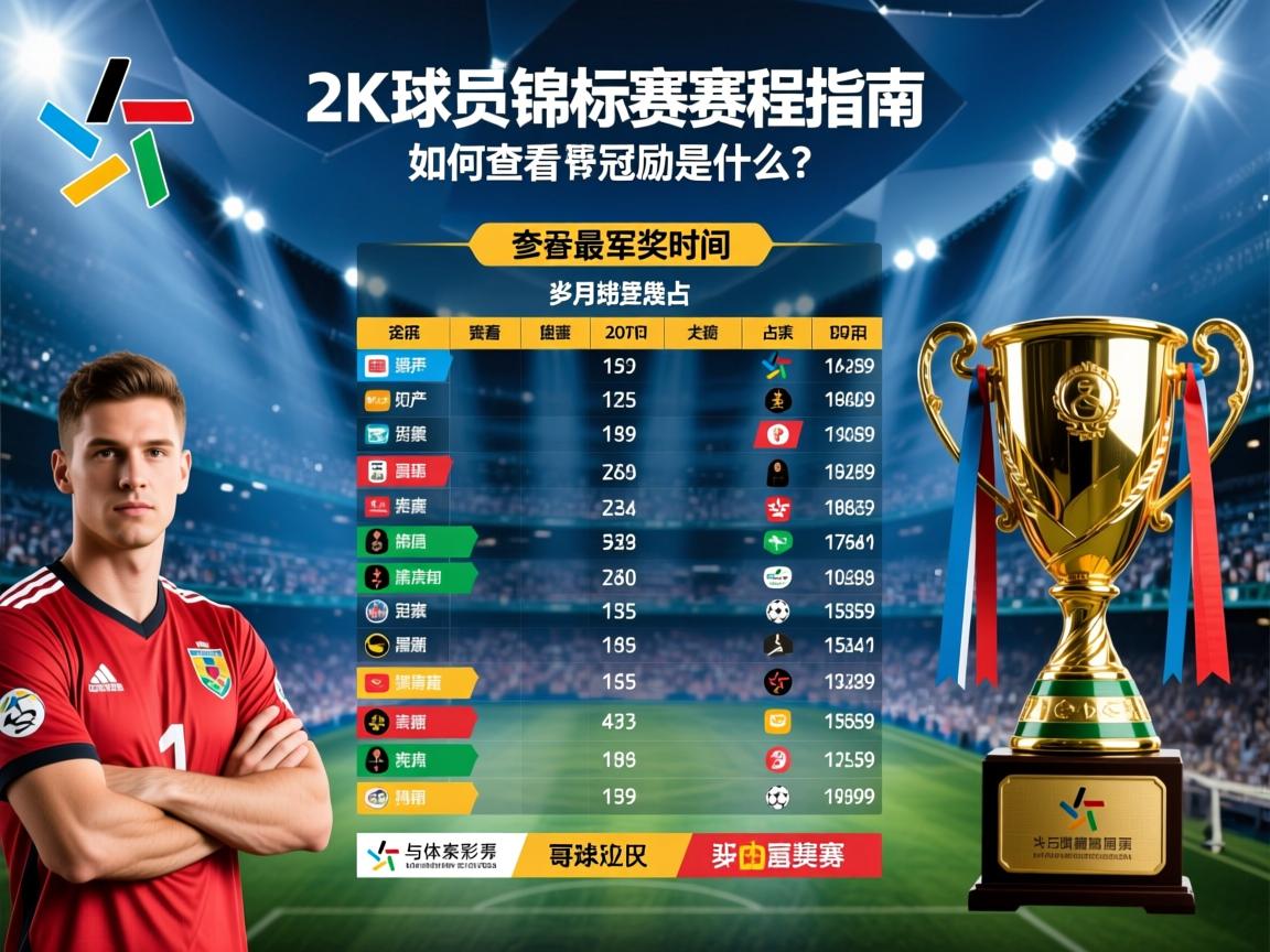 2K球员锦标赛赛程指南,如何查看最新比赛时间,参赛选手有哪些,冠军奖励是什么? 2K球员锦标赛赛程指南,如何查看最新比赛时间,参赛选手有哪些,冠军奖励是什么?