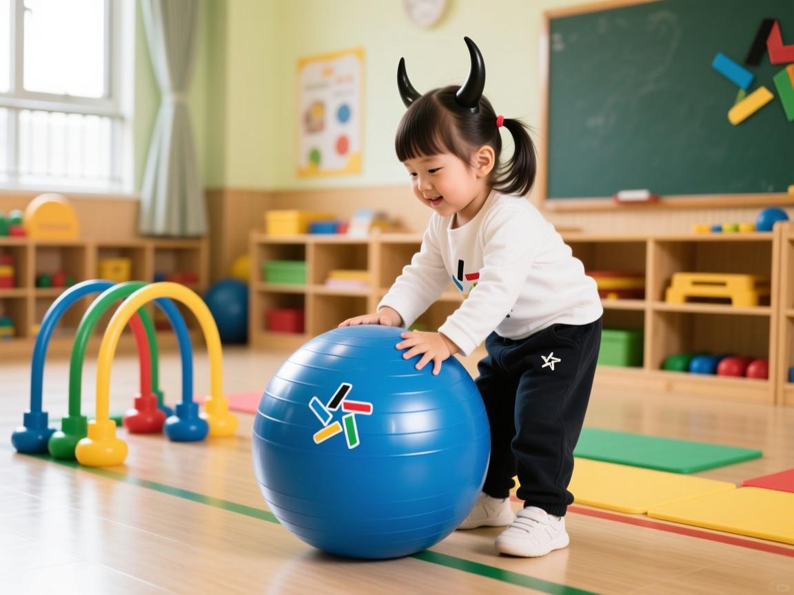 什么是羊角球图片,感统训练器材什么样,幼儿园常用哪种,孩子运动教具怎么选 什么是羊角球图片,感统训练器材什么样,幼儿园常用哪种,孩子运动教具怎么选