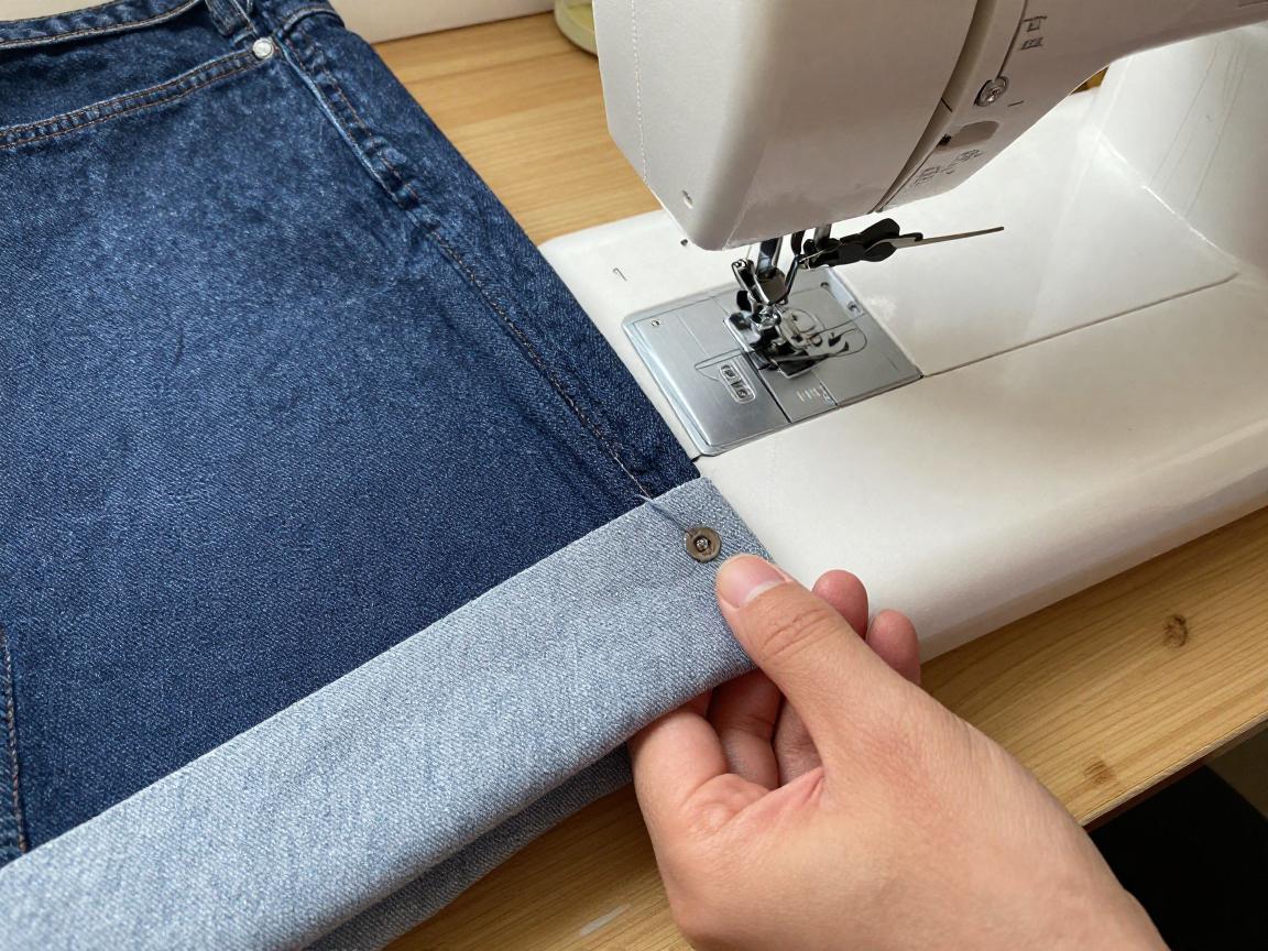 裤边怎样连接裁裤边,新手需要哪些工具,手工与缝纫机哪种更好,怎样避免布料脱线 裤边怎样连接裁裤边,新手需要哪些工具,手工与缝纫机哪种更好,怎样避免布料脱线