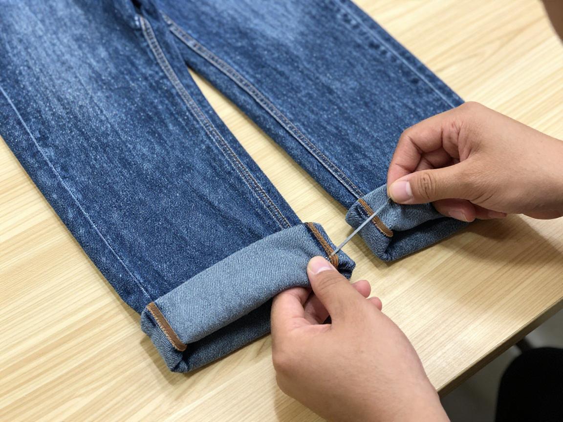 如何裁裤边留原边,牛仔裤水印怎么保留,裁缝师傅常用哪些方法 如何裁裤边留原边,牛仔裤水印怎么保留,裁缝师傅常用哪些方法