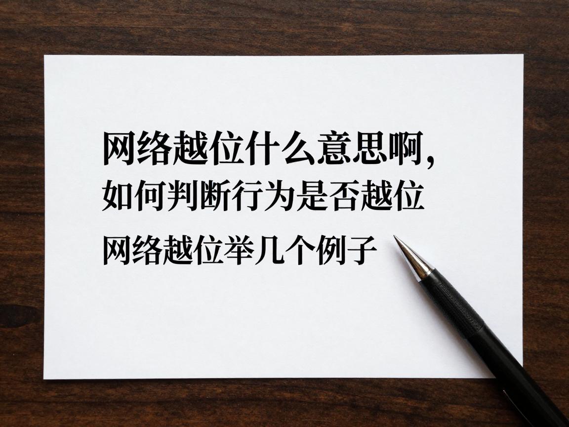 网络越位是什么意思啊,如何判断行为是否越位,网络越位举几个例子 网络越位是什么意思啊,如何判断行为是否越位,网络越位举几个例子
