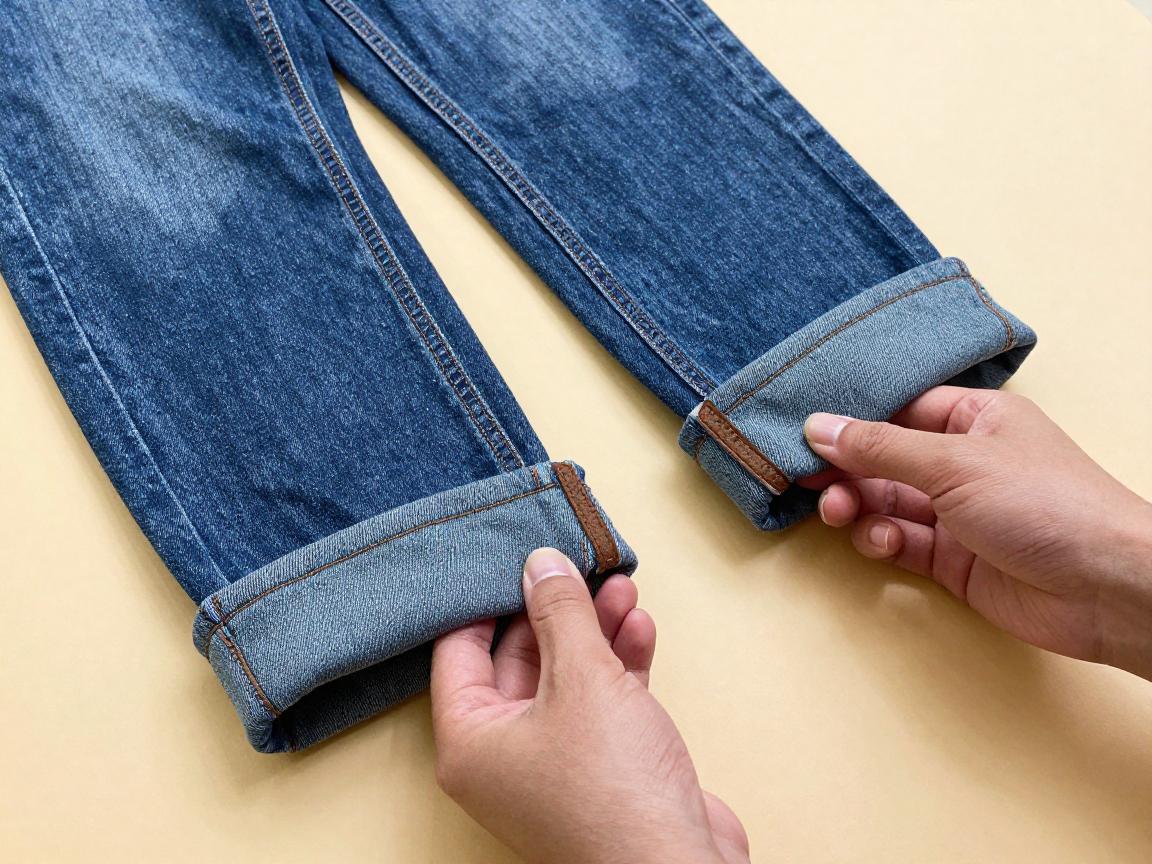 怎么裁裤边原边,保留原边技巧,牛仔裤剪短留原边方法,裤脚翻折方法 怎么裁裤边原边,保留原边技巧,牛仔裤剪短留原边方法,裤脚翻折方法