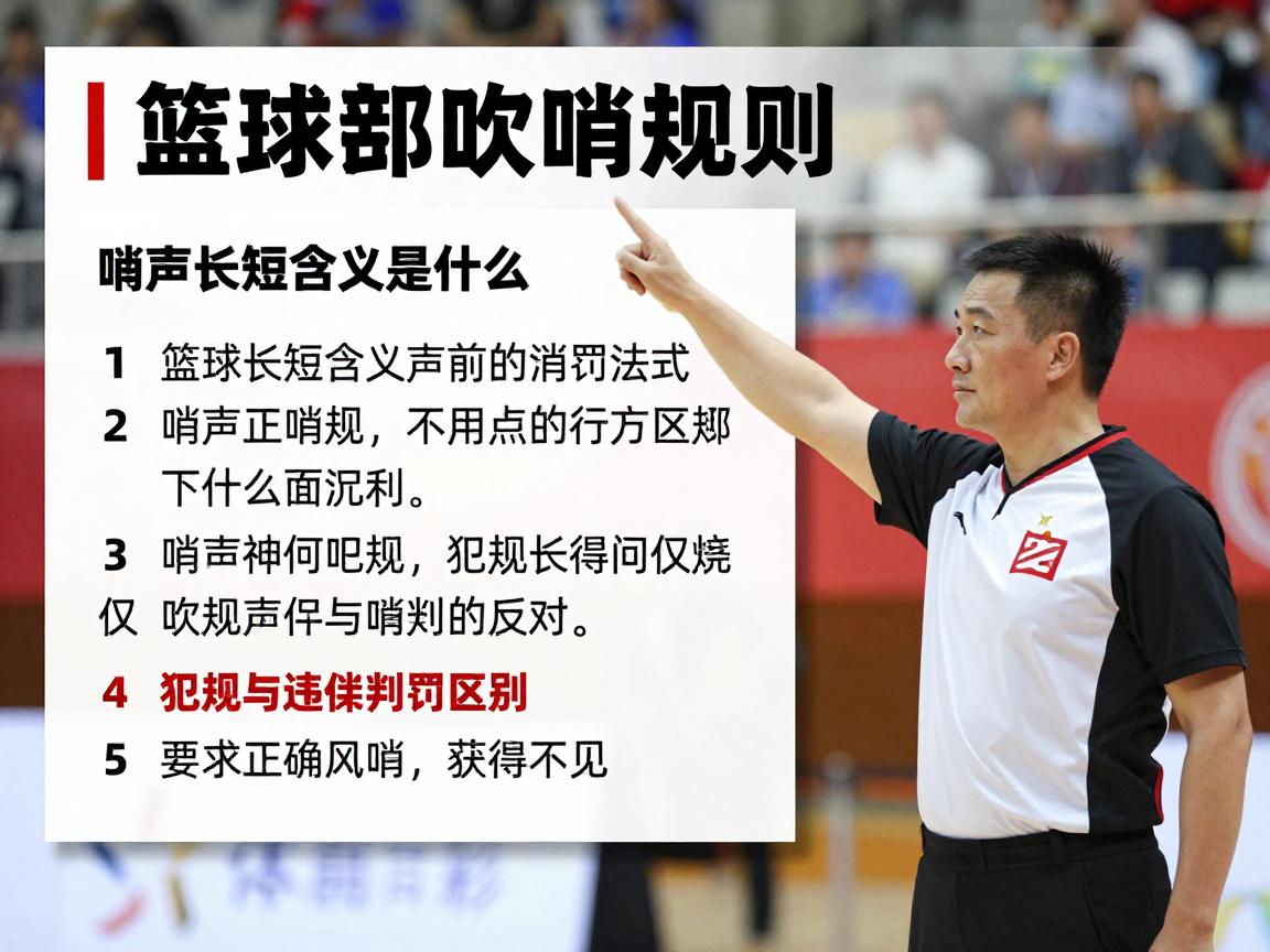 篮球裁判吹哨规则丨哨声长短含义是什么,如何正确吹哨,犯规与违例判罚区别 篮球裁判吹哨规则丨哨声长短含义是什么,如何正确吹哨,犯规与违例判罚区别