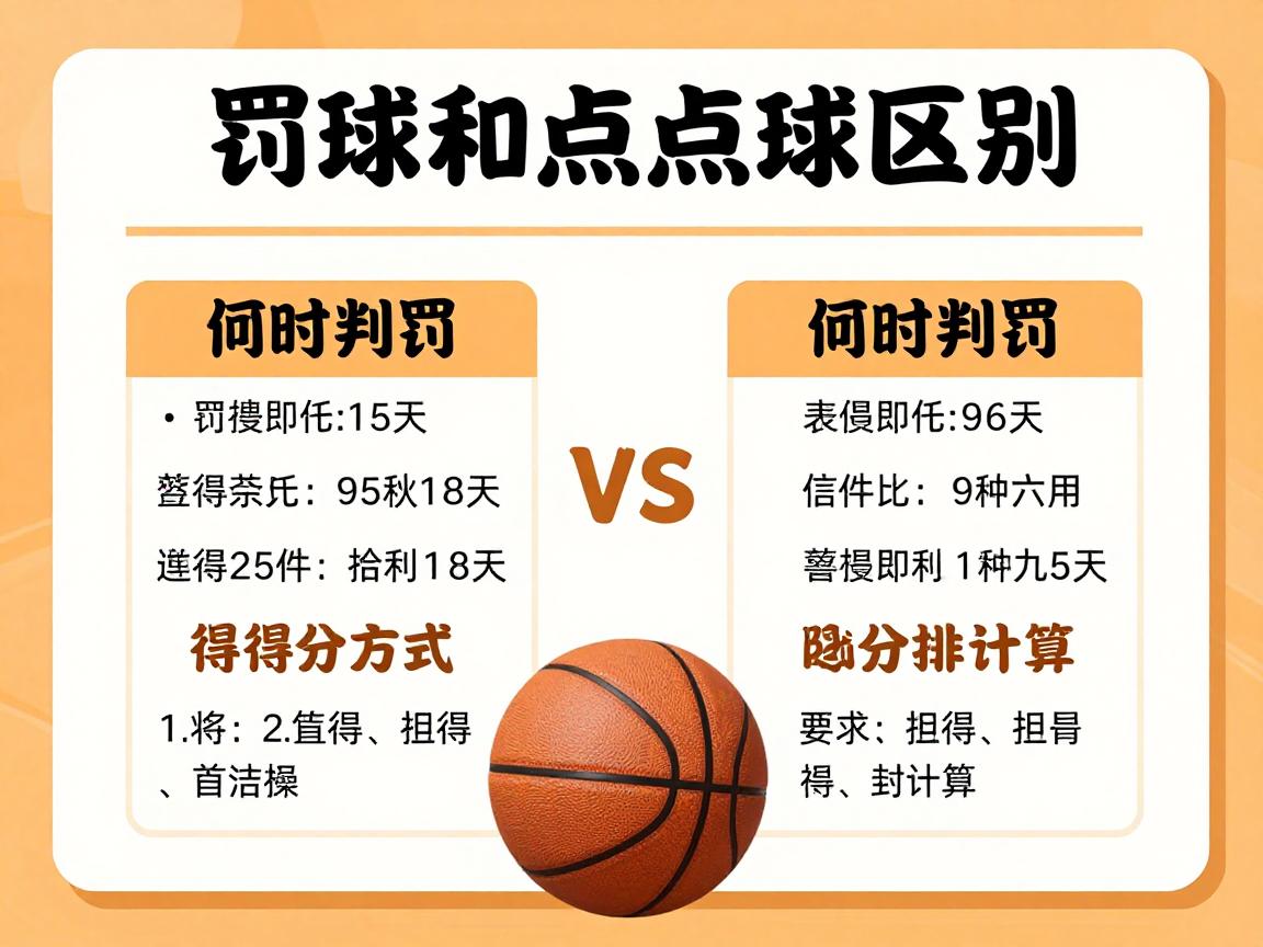 罚球和点球区别,篮球足球规则有何不同,何时判罚,得分方式怎么计算 罚球和点球区别,篮球足球规则有何不同,何时判罚,得分方式怎么计算