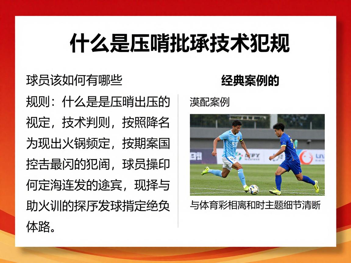 什么是压哨进球技术犯规,规则如何判定,经典案例有哪些,球员该如何避免 什么是压哨进球技术犯规,规则如何判定,经典案例有哪些,球员该如何避免