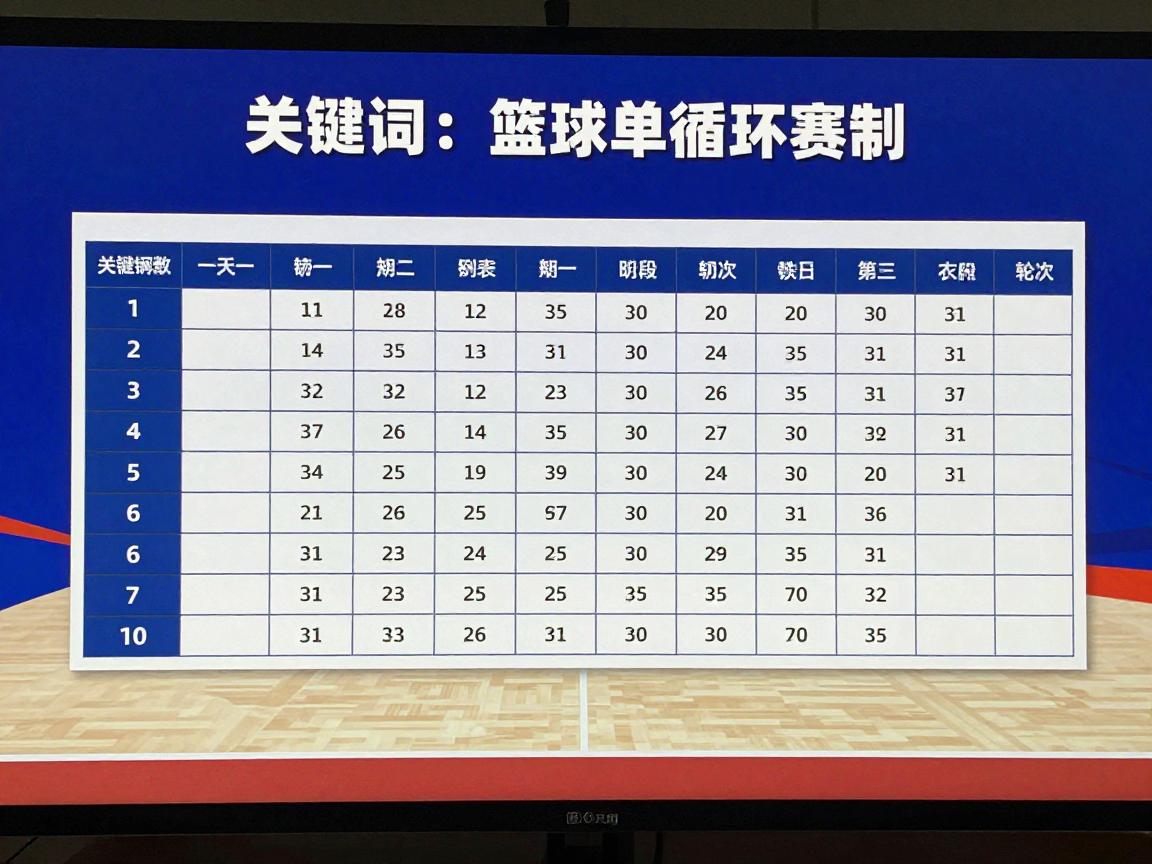 篮球单循环赛制,规则是什么,怎么计算场数,如何编排轮次 篮球单循环赛制,规则是什么,怎么计算场数,如何编排轮次