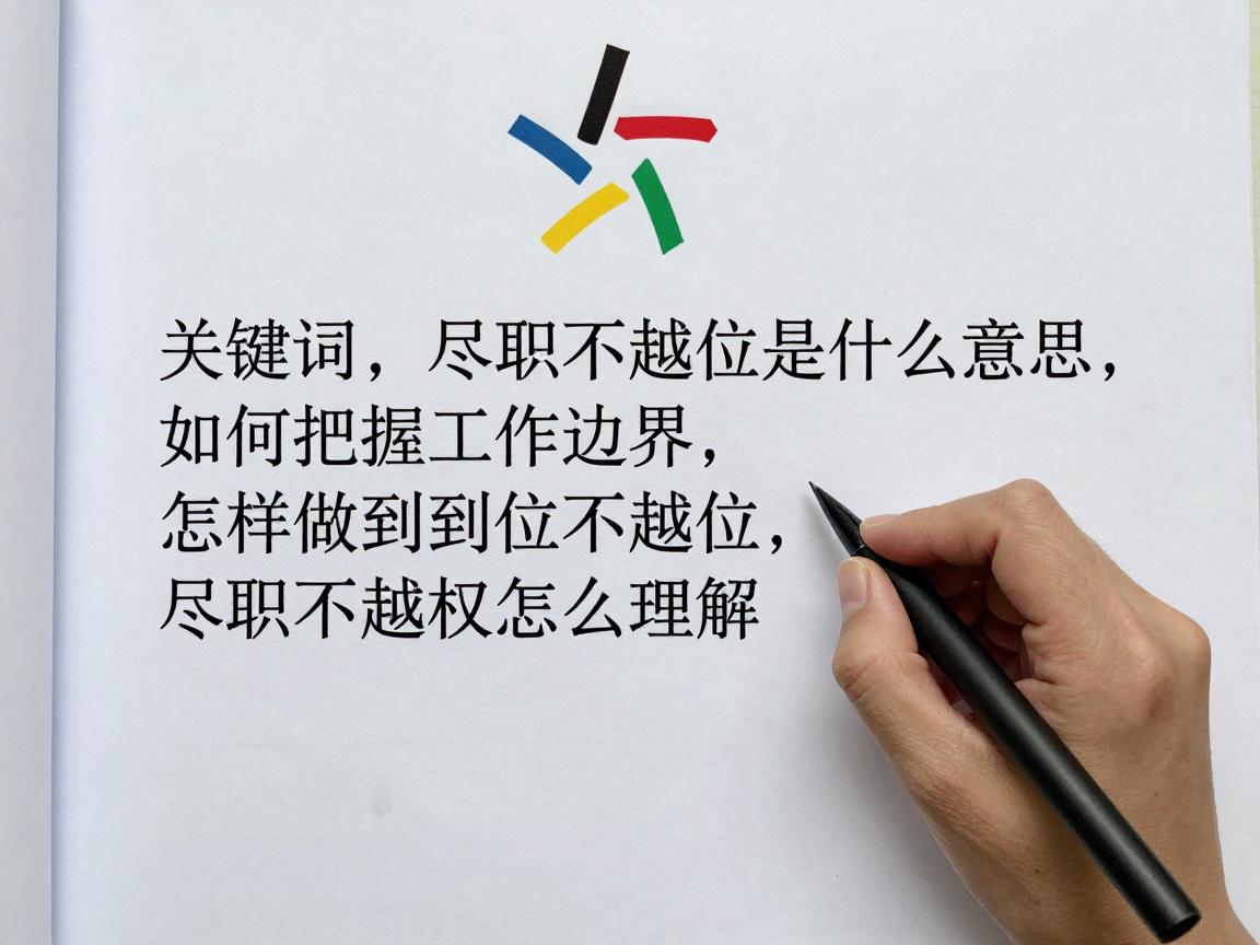 尽职不越位是什么意思,如何把握工作边界,怎样做到到位不越位,尽职不越权怎么理解 尽职不越位是什么意思,如何把握工作边界,怎样做到到位不越位,尽职不越权怎么理解