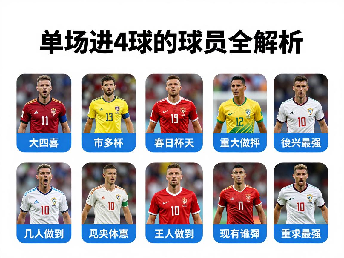 单场进4球的球员全解析,大四喜有多难,世界杯史上几人做到,现役谁最强 单场进4球的球员全解析,大四喜有多难,世界杯史上几人做到,现役谁最强