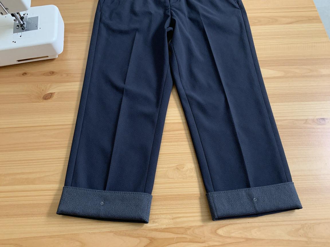 手工裁裤边西裤怎么裁,没有缝纫机怎么办,如何确定合适裤长,怎样让裤边平整牢固 手工裁裤边西裤怎么裁,没有缝纫机怎么办,如何确定合适裤长,怎样让裤边平整牢固