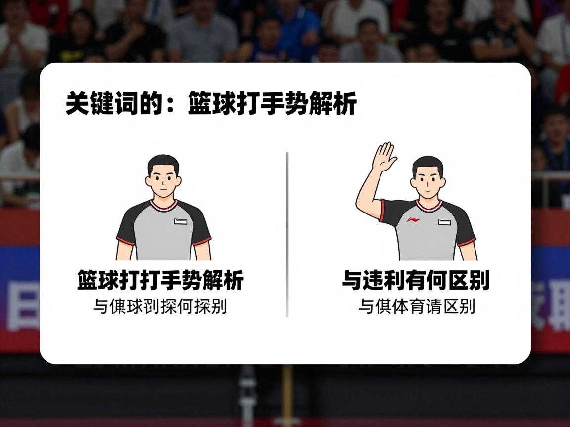 篮球打手势解析,裁判如何示意,判罚标准是什么,与违例有何区别 篮球打手势解析,裁判如何示意,判罚标准是什么,与违例有何区别