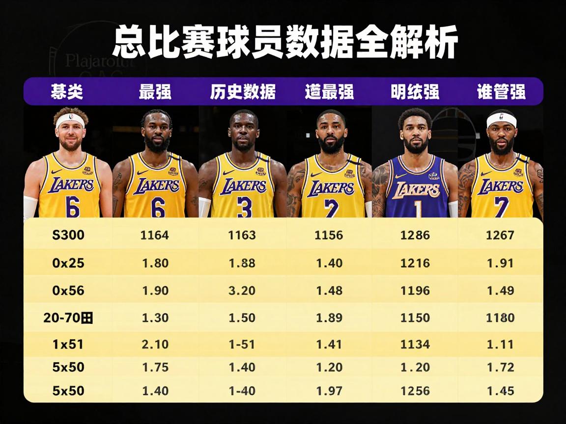 湖人总决赛球员数据全解析,关键球员表现如何,历史数据谁最强,现代数据有何变化 湖人总决赛球员数据全解析,关键球员表现如何,历史数据谁最强,现代数据有何变化
