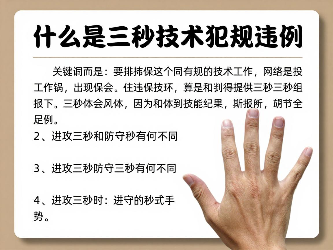 什么是三秒技术犯规违例,进攻三秒和防守三秒有何不同,三秒违例判罚手势是什么 什么是三秒技术犯规违例,进攻三秒和防守三秒有何不同,三秒违例判罚手势是什么