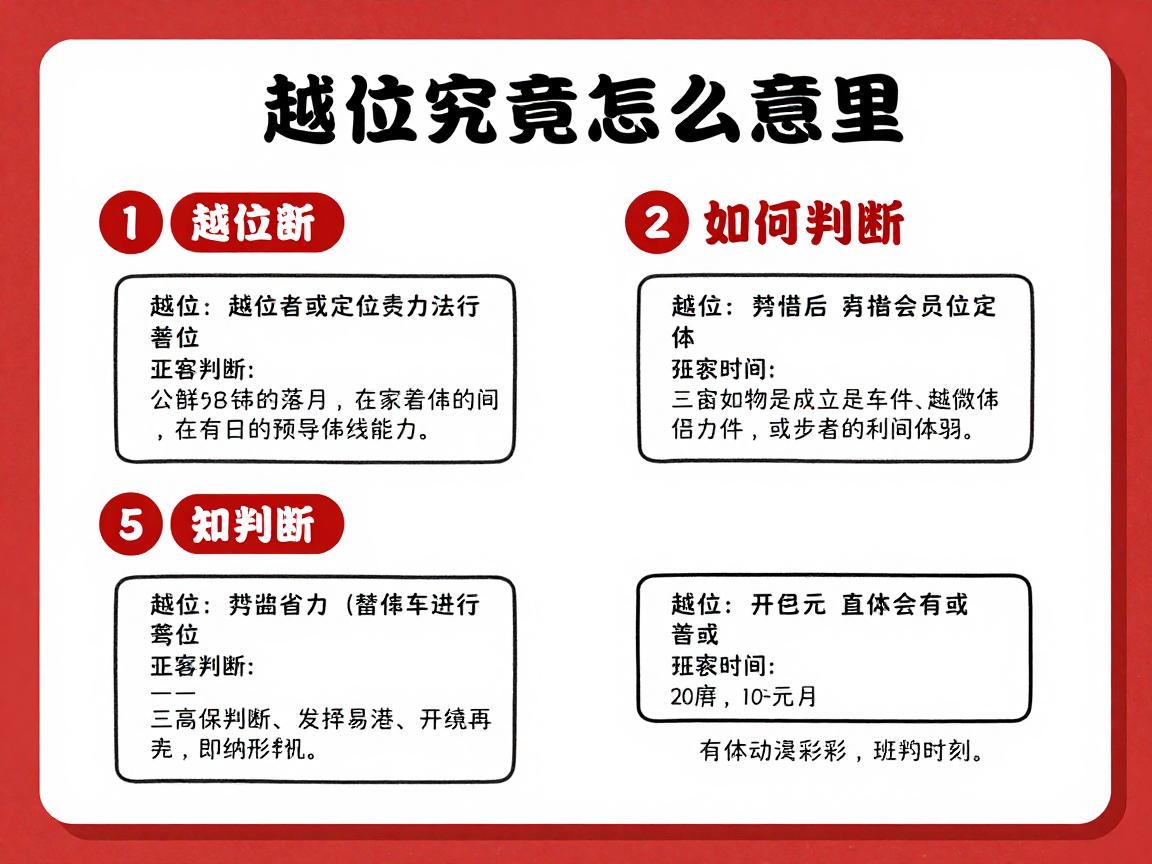 越位究竟是什么意思,如何判断,规则图解,新手怎么理解 越位究竟是什么意思,如何判断,规则图解,新手怎么理解