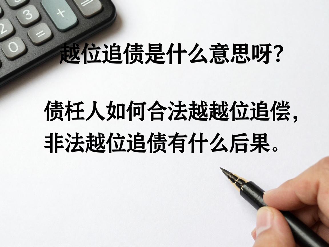 越位追债是什么意思呀,债权人如何合法越位追偿,非法越位追债有什么后果 越位追债是什么意思呀,债权人如何合法越位追偿,非法越位追债有什么后果