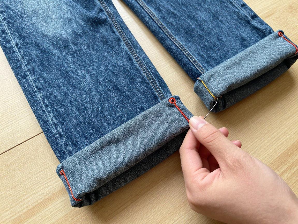 用针线裁裤边怎么裁好看,手工扦边秘诀,怎样避免裤脚皱褶,改短后如何保持原边 用针线裁裤边怎么裁好看,手工扦边秘诀,怎样避免裤脚皱褶,改短后如何保持原边