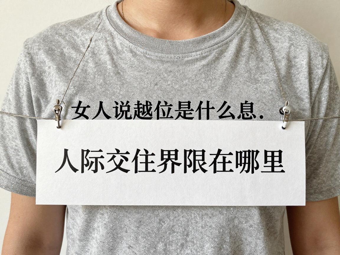 女人说越位是什么意思,男女越界的表现,人际交往界限在哪里 女人说越位是什么意思,男女越界的表现,人际交往界限在哪里