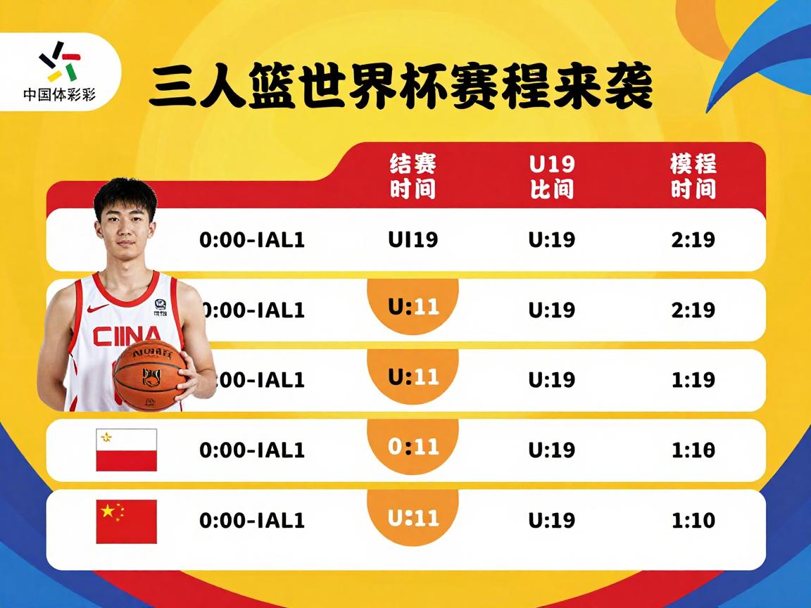 篮球世界杯赛程来袭,中国男篮出战时间,三人篮球世界杯结果,U19赛程安排 篮球世界杯赛程来袭,中国男篮出战时间,三人篮球世界杯结果,U19赛程安排