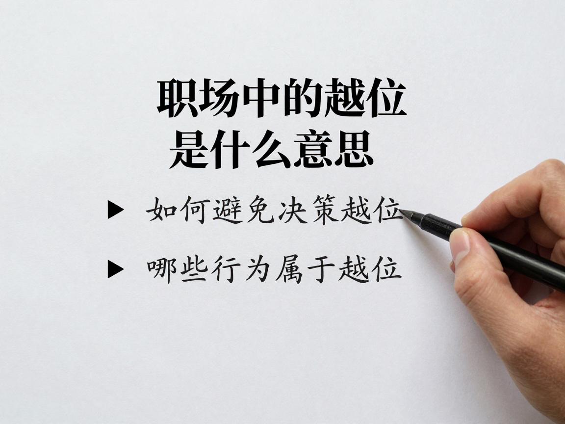 职场中的越位是什么意思,如何避免决策越位,哪些行为属于越位,越位的后果有哪些 职场中的越位是什么意思,如何避免决策越位,哪些行为属于越位,越位的后果有哪些