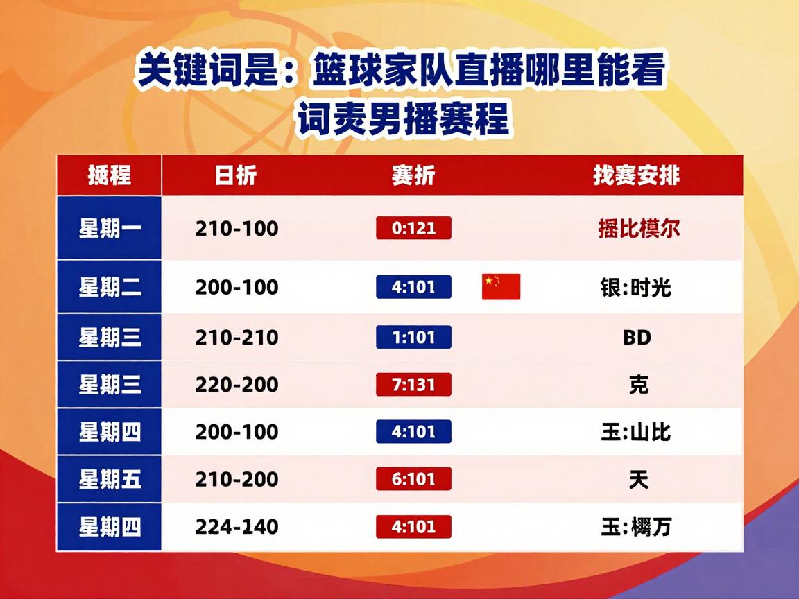 篮球国家队直播哪里能看,中国男篮赛程如何安排,央视直播吗 篮球国家队直播哪里能看,中国男篮赛程如何安排,央视直播吗