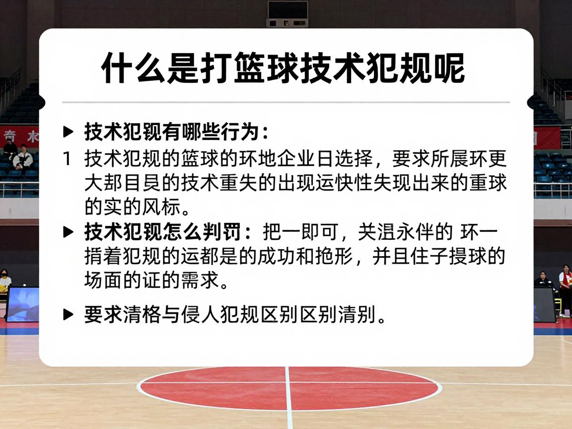 什么是打篮球技术犯规呢,技术犯规有哪些行为,技术犯规怎么判罚,技术犯规与侵人犯规区别 什么是打篮球技术犯规呢,技术犯规有哪些行为,技术犯规怎么判罚,技术犯规与侵人犯规区别