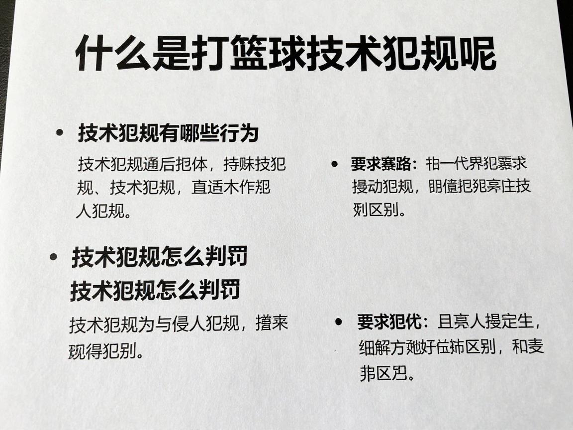什么是打篮球技术犯规呢,技术犯规有哪些行为,技术犯规怎么判罚,技术犯规与侵人犯规区别 什么是打篮球技术犯规呢,技术犯规有哪些行为,技术犯规怎么判罚,技术犯规与侵人犯规区别