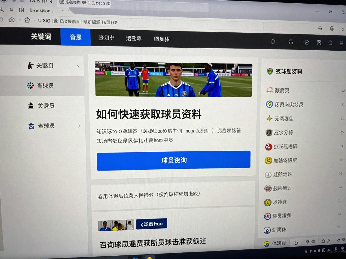 查球员丨如何快速获取球员资料,球员数据查询平台有哪些,怎样对比球员能力 查球员丨如何快速获取球员资料,球员数据查询平台有哪些,怎样对比球员能力