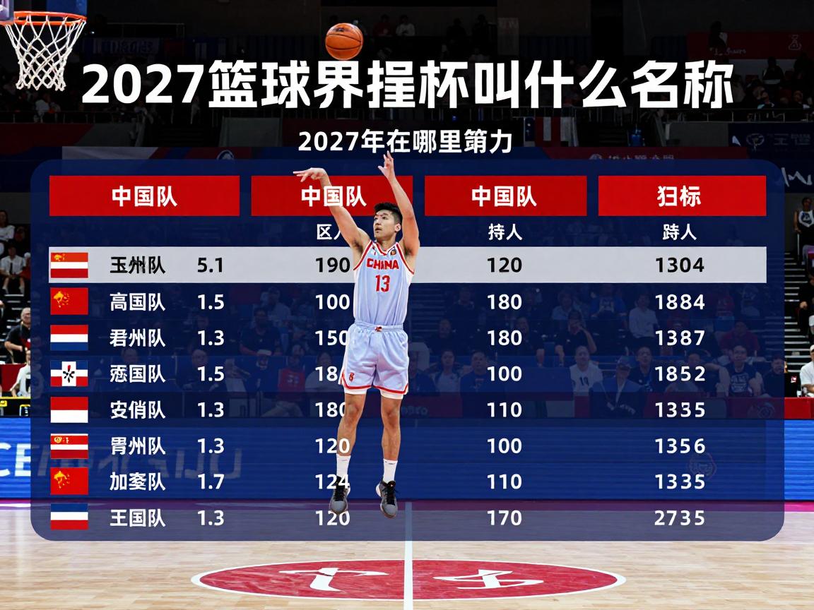 篮球的世界杯叫什么名称,和足球世界杯有啥不同,中国队成绩如何,2027年在哪里举办 篮球的世界杯叫什么名称,和足球世界杯有啥不同,中国队成绩如何,2027年在哪里举办