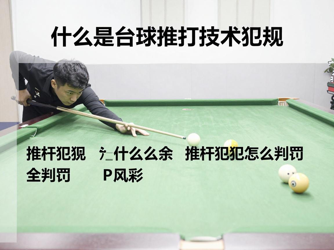 什么是台球推打技术犯规,推杆犯规是什么,推杆犯规怎么判罚,如何避免推杆犯规 什么是台球推打技术犯规,推杆犯规是什么,推杆犯规怎么判罚,如何避免推杆犯规