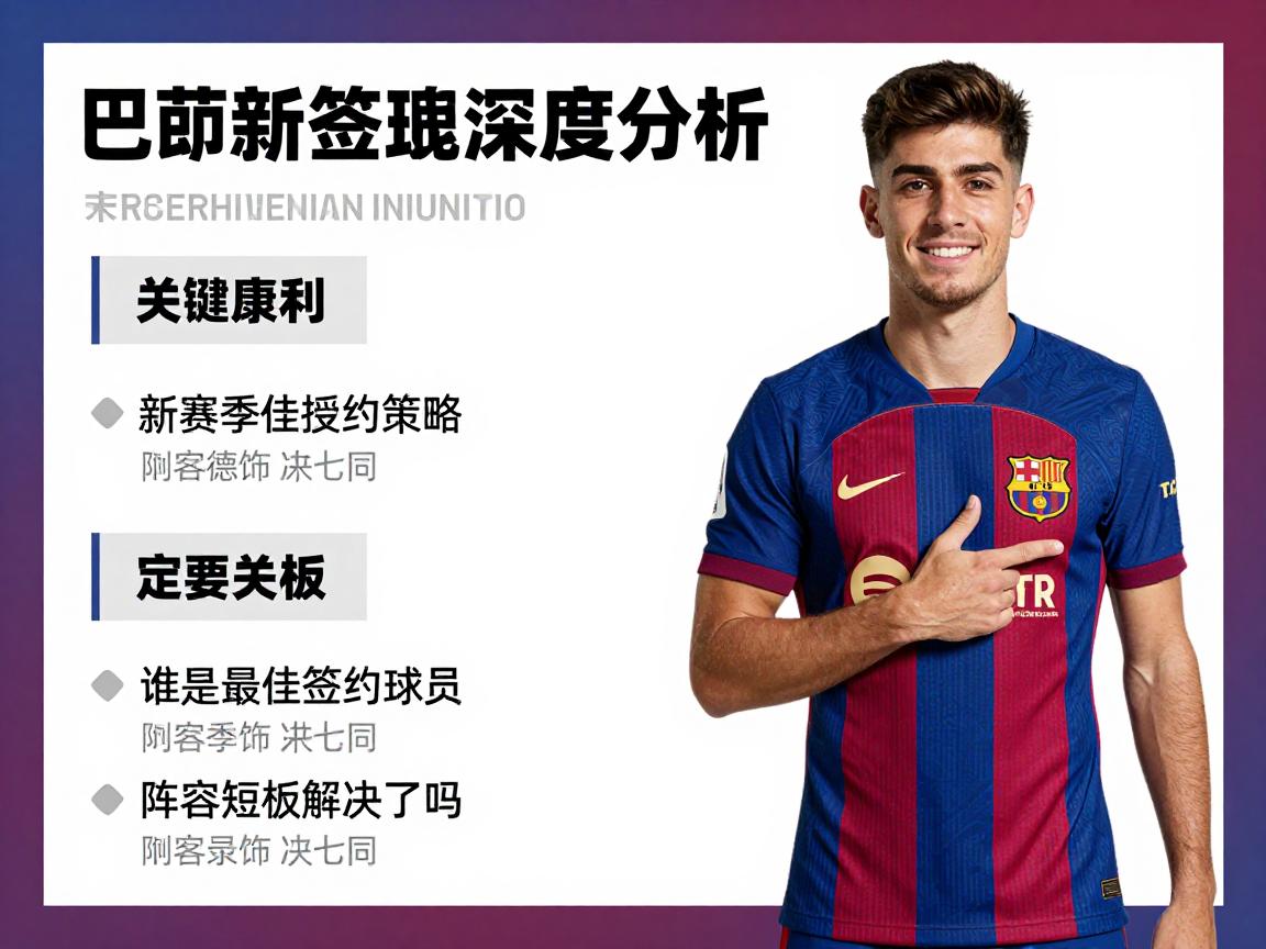 巴萨新签球员深度分析,新赛季引援策略是什么,谁是最佳签约球员,阵容短板解决了吗? 巴萨新签球员深度分析,新赛季引援策略是什么,谁是最佳签约球员,阵容短板解决了吗?