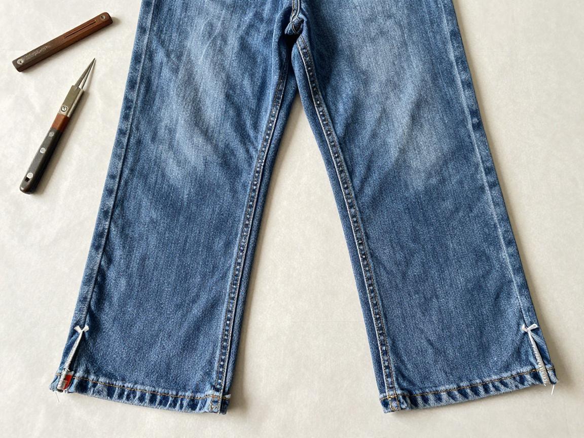 开衩裤手工裁裤边怎么裁,需要哪些工具,具体步骤是什么,如何保证两边对称 开衩裤手工裁裤边怎么裁,需要哪些工具,具体步骤是什么,如何保证两边对称