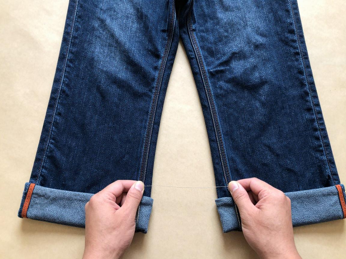 开衩裤手工裁裤边怎么裁,需要哪些工具,具体步骤是什么,如何保证两边对称 开衩裤手工裁裤边怎么裁,需要哪些工具,具体步骤是什么,如何保证两边对称