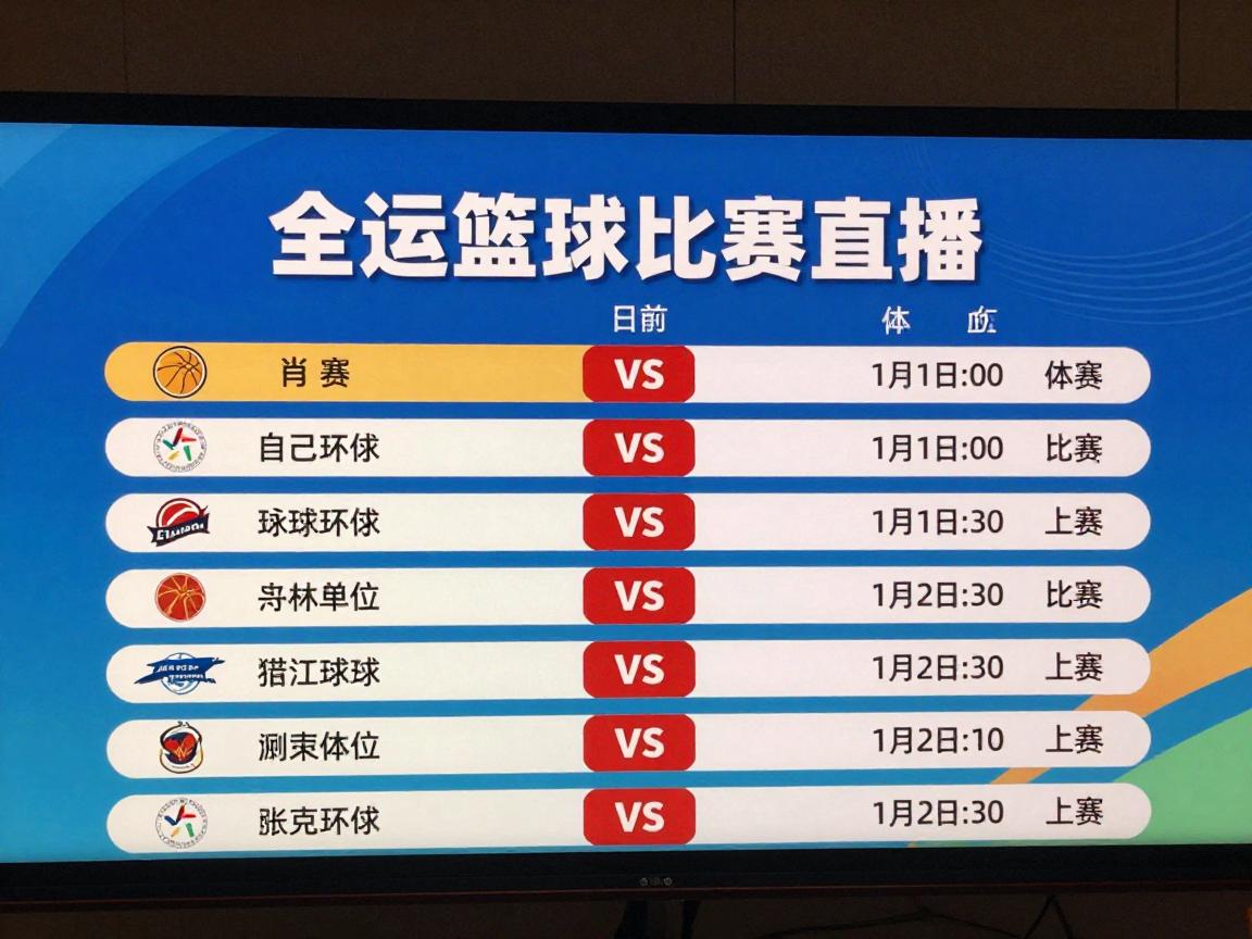 全运会篮球比赛直播,哪里可以观看,赛程如何安排,哪些是焦点战 全运会篮球比赛直播,哪里可以观看,赛程如何安排,哪些是焦点战