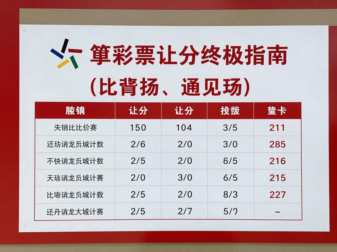 篮球彩票让分终极指南,让分胜负怎么玩,预设让分数如何计算,投注技巧有哪些 篮球彩票让分终极指南,让分胜负怎么玩,预设让分数如何计算,投注技巧有哪些