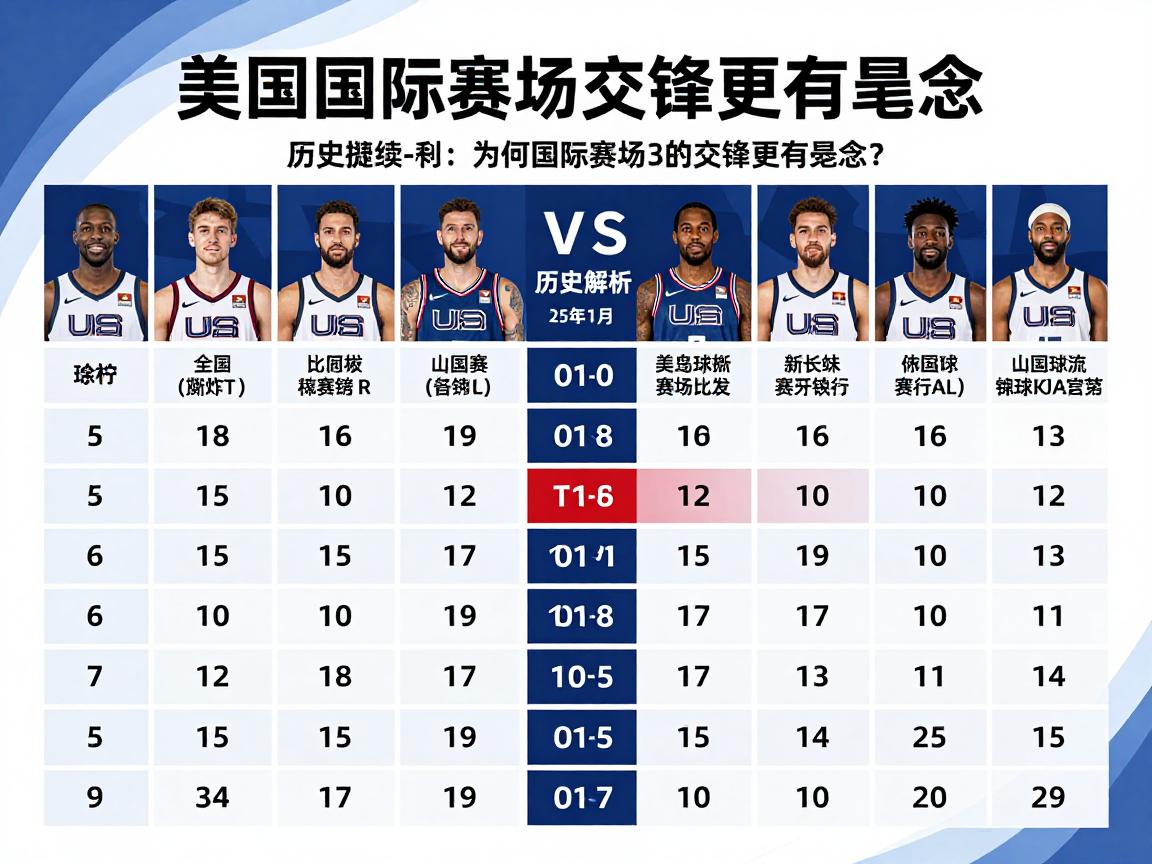 美国捷克篮球实力差距缩小,为何国际赛场交锋更有悬念?,历史战绩分析与未来对决预测 美国捷克篮球实力差距缩小,为何国际赛场交锋更有悬念?,历史战绩分析与未来对决预测