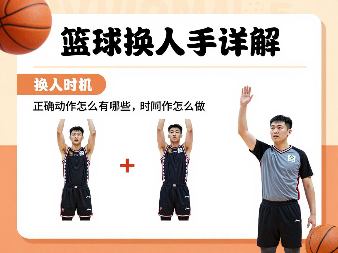 篮球换人手势详解,换人时机有哪些,正确动作怎么做,裁判如何示意 篮球换人手势详解,换人时机有哪些,正确动作怎么做,裁判如何示意