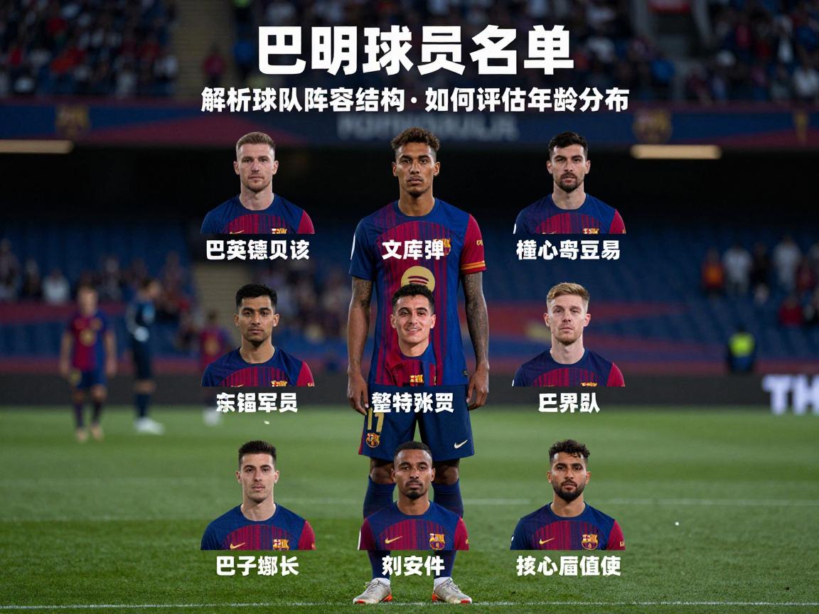巴萨球员最新名单,解析球队阵容结构,如何评估年龄分布,核心球员有哪些表现 巴萨球员最新名单,解析球队阵容结构,如何评估年龄分布,核心球员有哪些表现