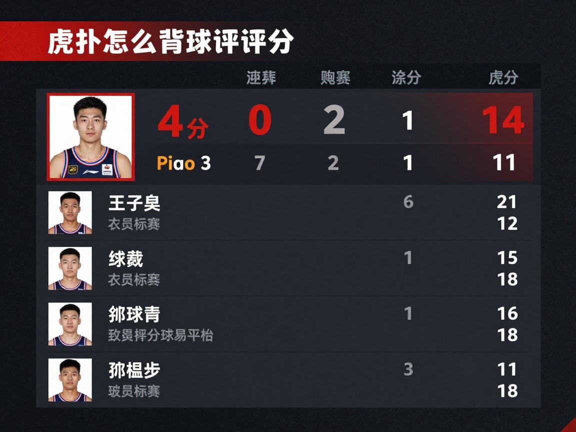 虎扑怎么看球员评分,评分数据怎么来的,不同赛事评分标准有何不同,如何正确解读评分 虎扑怎么看球员评分,评分数据怎么来的,不同赛事评分标准有何不同,如何正确解读评分