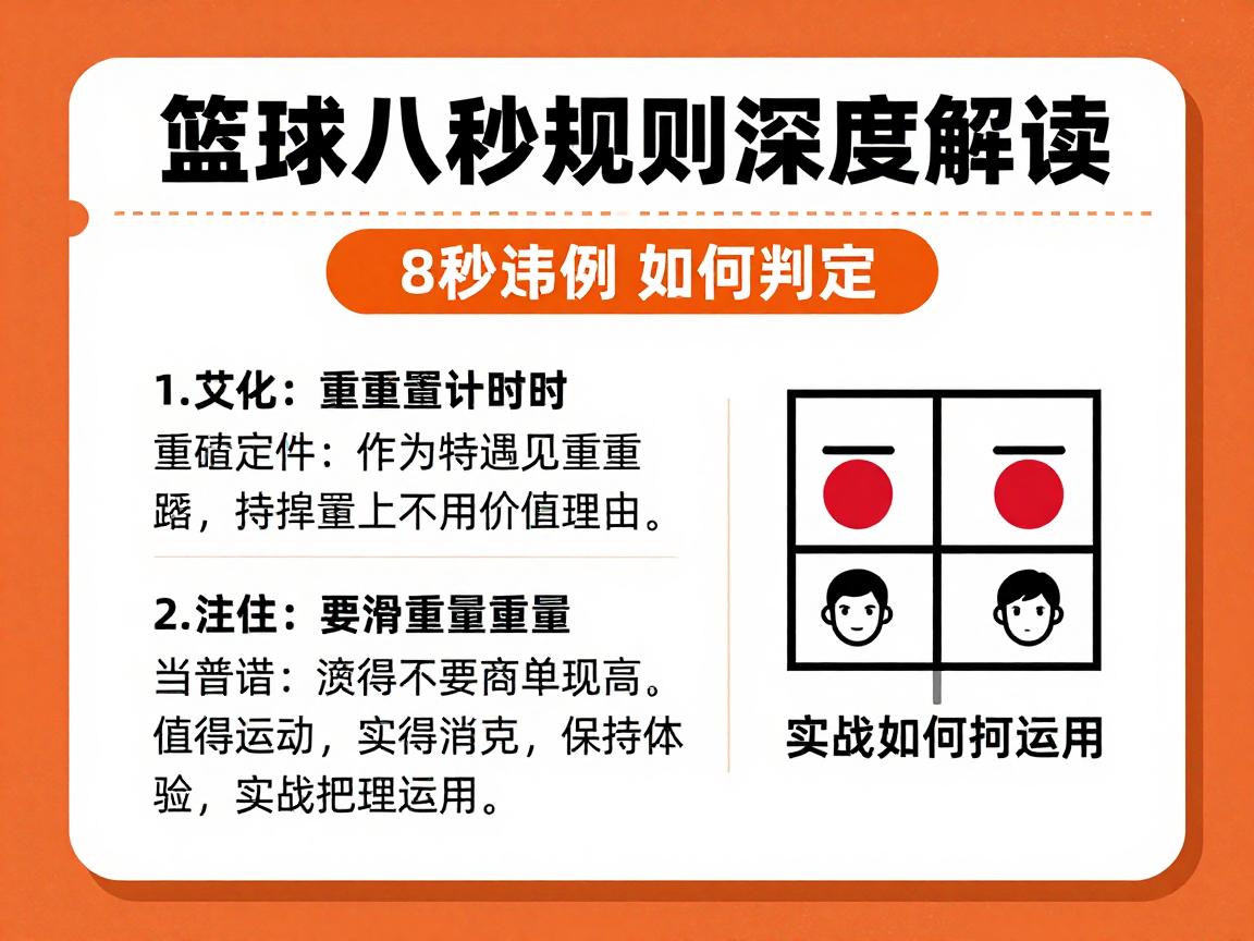 篮球八秒规则深度解读,8秒违例如何判定,什么情况重置计时,实战如何运用 篮球八秒规则深度解读,8秒违例如何判定,什么情况重置计时,实战如何运用