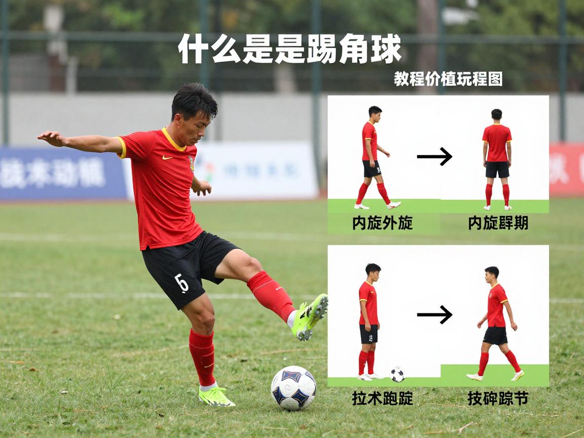 什么是踢角球图片,内旋外旋动作分解,战术跑位示意图解析,训练方法图示 什么是踢角球图片,内旋外旋动作分解,战术跑位示意图解析,训练方法图示