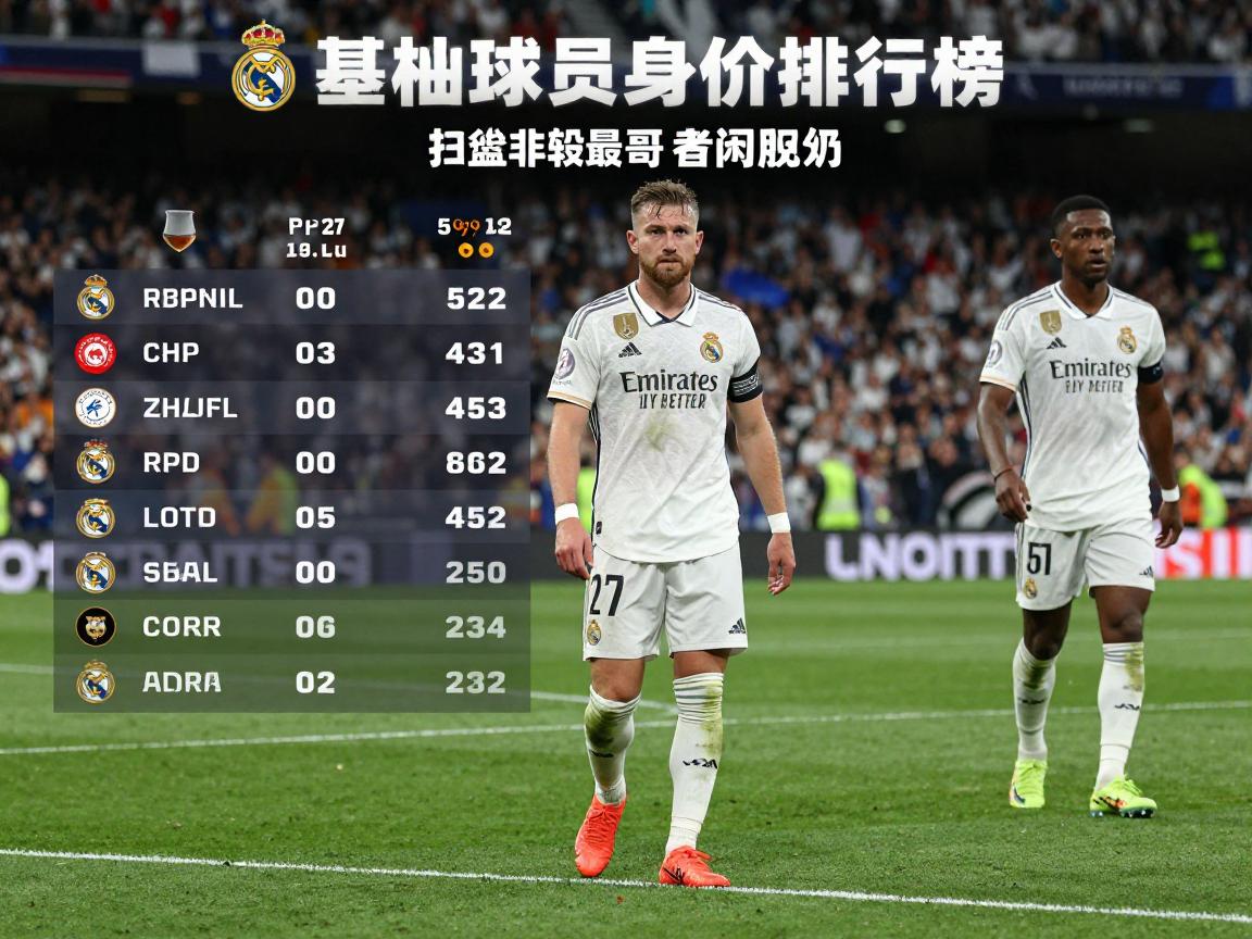 皇马球员身价排行榜,谁是最贵球员,身价为何会变动,年轻球员潜力如何 皇马球员身价排行榜,谁是最贵球员,身价为何会变动,年轻球员潜力如何