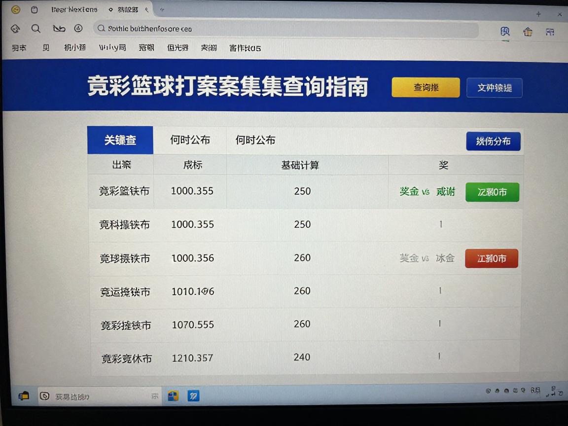 竟彩篮球开奖结果查询指南:哪里查最准确,何时公布,奖金如何计算 竟彩篮球开奖结果查询指南:哪里查最准确,何时公布,奖金如何计算