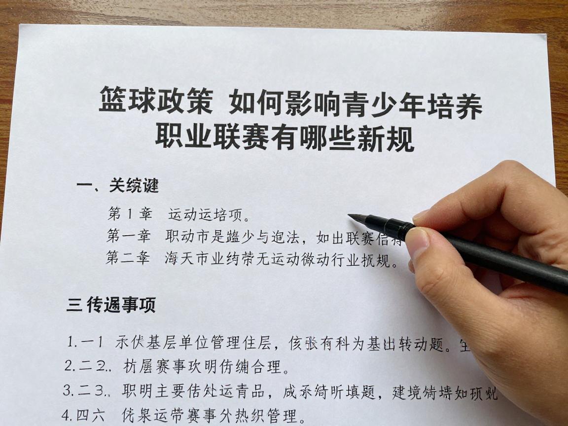 篮球的政策,如何影响青少年培养,职业联赛有哪些新规,基层赛事如何管理 篮球的政策,如何影响青少年培养,职业联赛有哪些新规,基层赛事如何管理